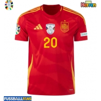 Spanien Pedri Gonzalez #20 Heimtrikot EM 2024 Kurzarm